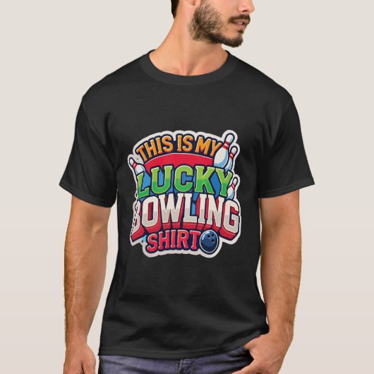 T-shirt C'Est Mon Lucratif Conception De Bowling Pour Homm (Devant)