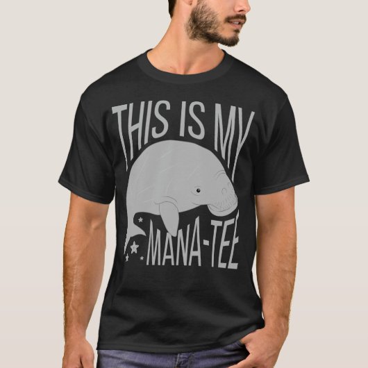 T-shirt C'Est Mon Manatee Cute Funny Ocean Creatures (Devant)