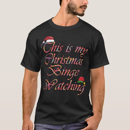 T-shirt C'est mon marathon de Noël (Devant)