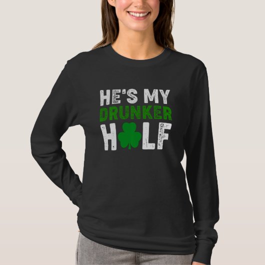 T-shirt C'Est Mon Moitié Couples Jour de la Saint Patrick (Devant)