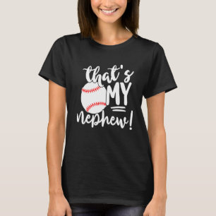 T-shirt C'est mon neveu baseball pour tante ou oncle