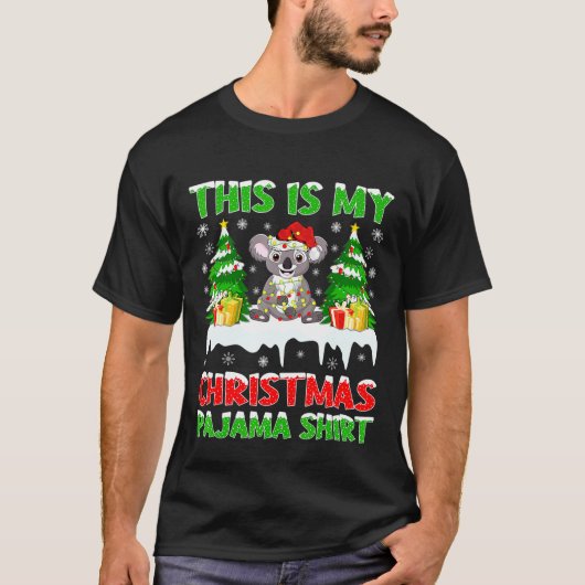 T-shirt C'Est Mon Noël Koala Noël (Devant)