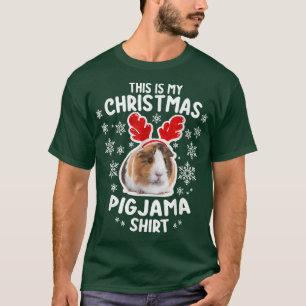 T-shirt C'Est Mon Noël Pigjama Guinée Cochon Noël