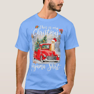 T-shirt C'Est Mon Pajama Akita Inu Xmas Chien Lov
