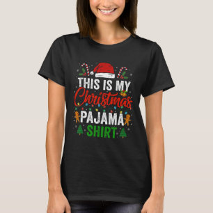 T-shirt C'Est Mon Pajama De Noël Fun Xmas Pjs Hommes Femme