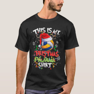 T-shirt C'Est Mon Pajama De Noël Volleyball Noël L