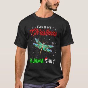 T-shirt C'Est Mon Pajama De Noël Xmas Mignonne libellule