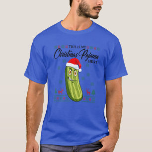 T-shirt C'Est Mon Pajama Picket De Noël Drôle Mauvais Noël