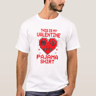 T-shirt C'Est Mon Pajama Saint Valentin Valentin Hommes En