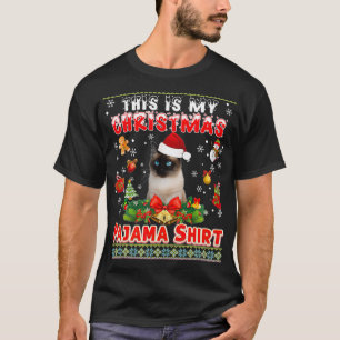 T-shirt C'Est Mon Pajama Siamese Chat Ugly Swea