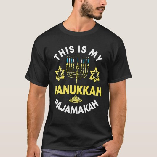 T-shirt C'Est Mon Pajamakah Chanukah Pajama Hanoukka (Devant)