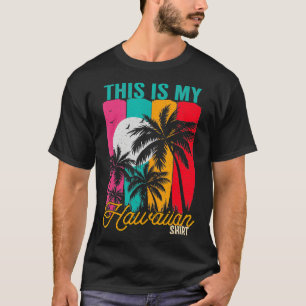 T-shirt C'Est Mon Palmier Vintage Rétro Hawaïen Aloha Haw