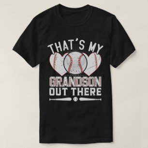 T-shirt C'est mon petit-fils là-bas Baseball
