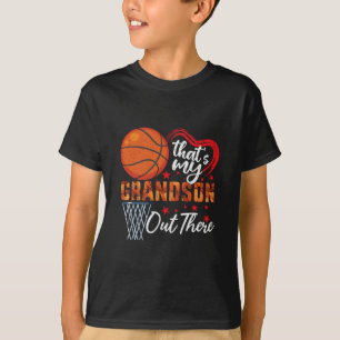 T-shirt C'est mon petit-fils là-bas Sketll Grand-mère
