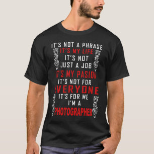 T-SHIRT C'EST MON PHOTOGRAPHE DE VIE