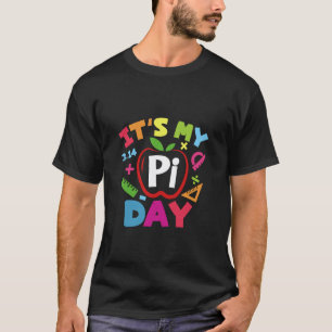 T-shirt C'est mon Pi Day Prof de maths Symbole Pi Amateur