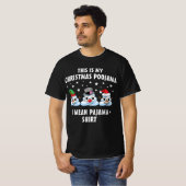 T-shirt C'Est Mon Poojama De Noël Drôle Poop (Devant entier)