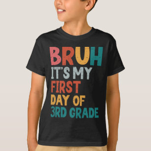 T-shirt C'est mon premier jour de rentrée en 3e année