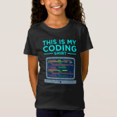 T-Shirt C'Est Mon Programmeur De Programmation Informatiqu (Devant)
