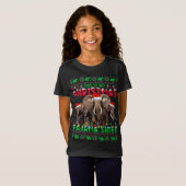 T-Shirt C'est mon pull de Noël Elephant Elephant (Devant entier)