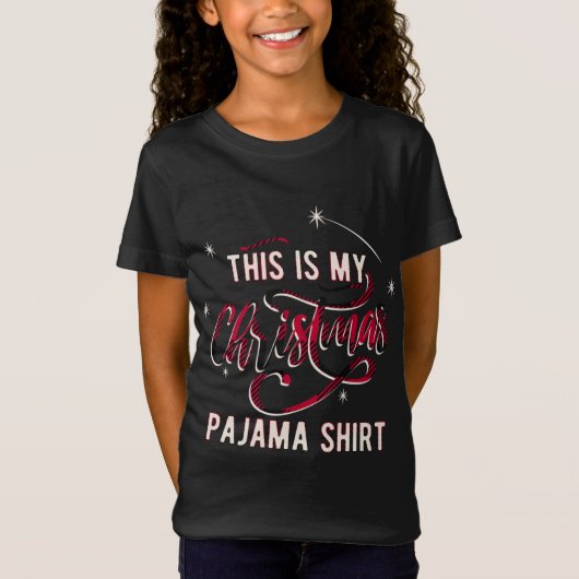 T-Shirt C'Est Mon Pyjama De Noël (Devant)