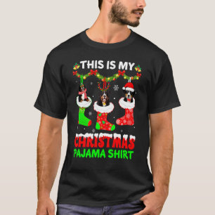 T-shirt C'est mon pyjama de Noël Bernese Mountain Dog P