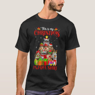 T-shirt C'est mon pyjama de Noël Chat des forêts norvégie