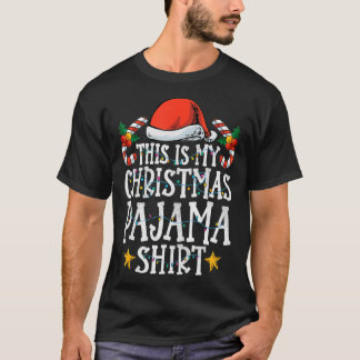 T-shirt C'Est Mon Pyjama De Noël Chemise Funny Family Xma