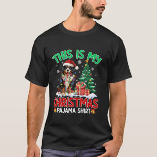 T-shirt C'est mon pyjama de Noël Chemise Montagne Bernaise