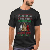 T-shirt C'Est Mon Pyjama De Noël Chemise Noël Fou S (Devant)