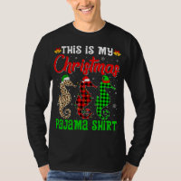C'Est Mon Pyjama De Noël Cheval De Mer Père Noël H