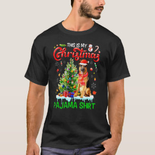 T-shirt C'est mon pyjama de Noël Chien de berger allemand