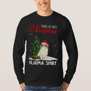 T-shirt C'Est Mon Pyjama De Noël Chien De Noël Japonais