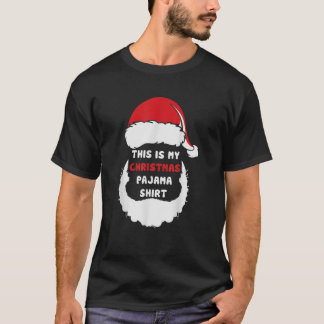 T-shirt C'Est Mon Pyjama De Noël Drôle Santa Chapa Xmas L