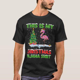 T-shirt C'est mon pyjama de Noël Flamingo Bird Noël