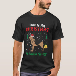 T-shirt C'est mon pyjama de Noël German Shepherd Père Noël