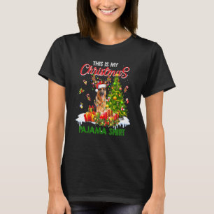 T-shirt C'est mon pyjama de Noël German Shepherd Père Noël