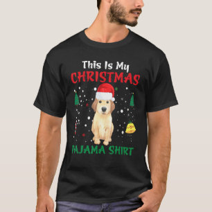 T-shirt C'Est Mon Pyjama De Noël Golden Retriever Chien S