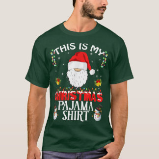 T-shirt C'Est Mon Pyjama De Noël Les Lumières De Noël