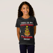T-Shirt C'est mon pyjama de Noël Pizza Xmas Drôle (Devant entier)