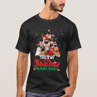 T-shirt C'Est Mon Pyjama De Noël Siamese Tree