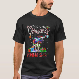 T-shirt C'Est Mon Pyjama de Noël Vaches Noël L