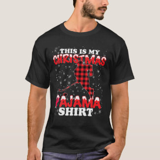 T-shirt C'est mon pyjama de Noël Xmas drôle de hockey sur