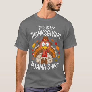 T-shirt C'est mon pyjama de Thanksgiving