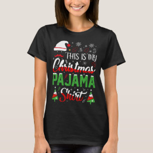 T-shirt C'Est Mon Pyjama X mas Light Père Noël Flam
