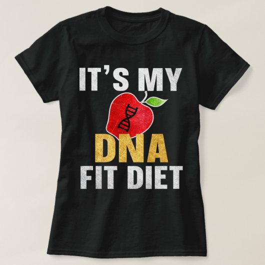 T-shirt C'est mon régime ADN Fit (Design devant)