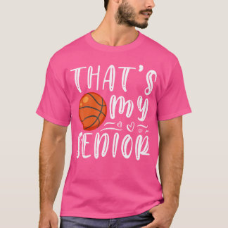 T-shirt C'Est Mon Senior Basketball Maman Papa Frère Soeur