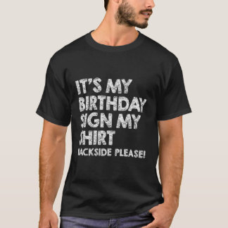 T-shirt C'Est Mon Signe Mon Dos S'Il Vous Plaît