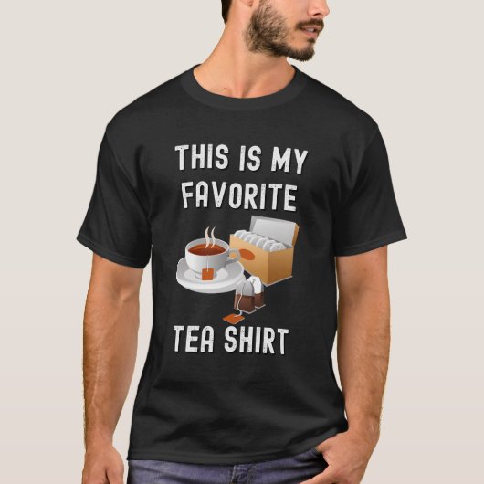 T-shirt C'Est Mon Thé Préféré (Devant)
