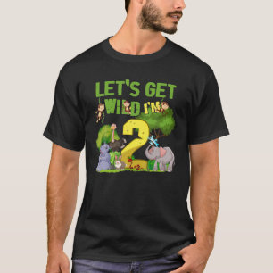 T-shirt C'est mon thème de zoo pour mon 2e anniversaire An